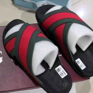 Mens Gucci Sandals With Web Size 41